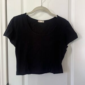Vintage black crop